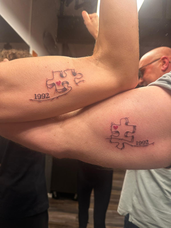 Fineline: Partnertattoo Puzzle