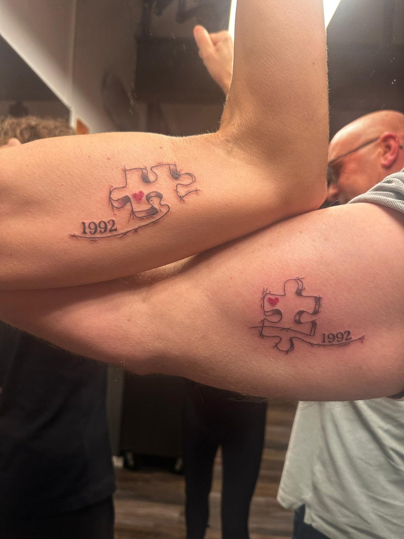 Fineline: Partnertattoo Puzzle