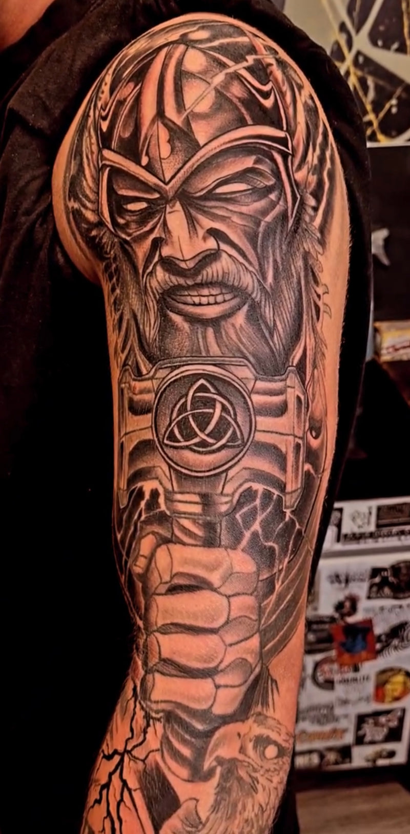 Neotraditional: "Nordic God"