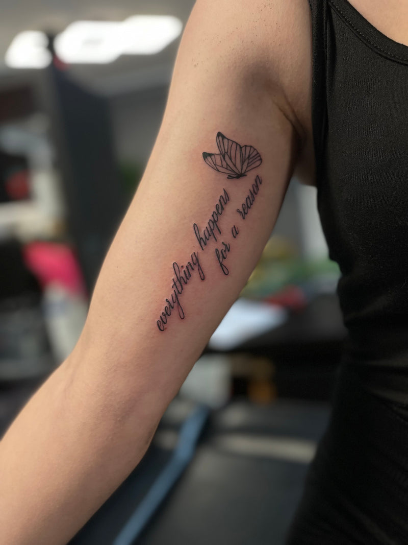 Fineline/Lettering: "For a Reason"