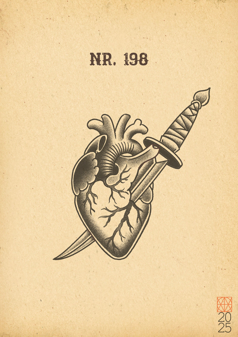 Wanna Do: Neotraditional "Heart&Dagger"