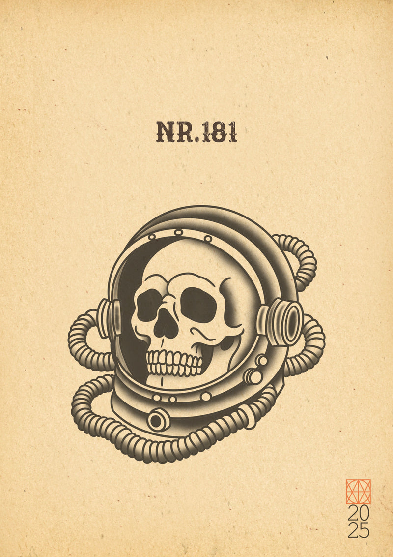 Wanna Do: Neotraditional Weltraum Totenkopf