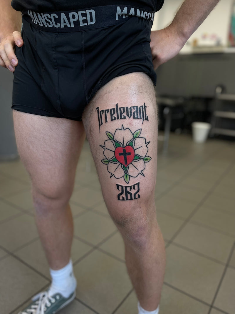 Traditional: Lettering Rose