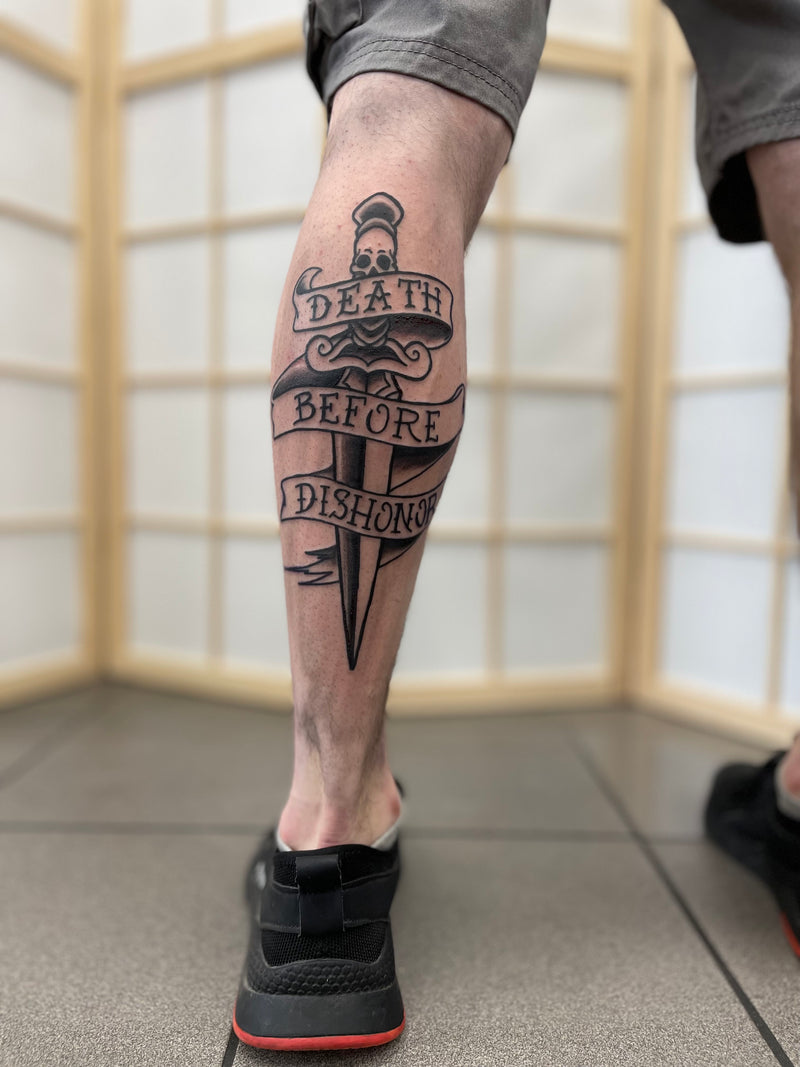 Traditional: "Death before Dishonor"