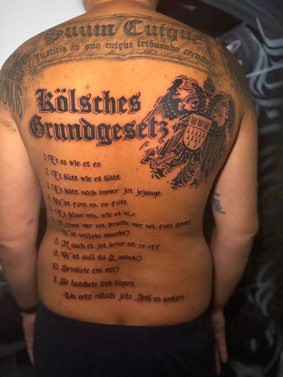Lettering: Kölsche Grundgesetz