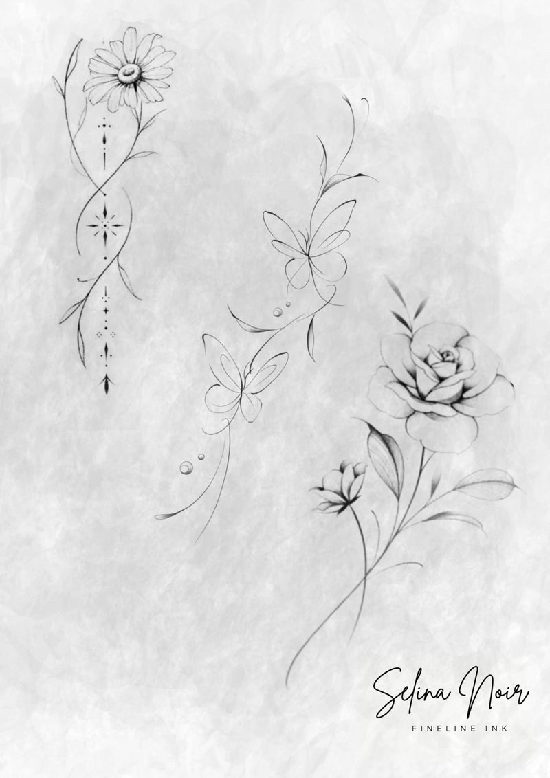 Wanna Do: Fineline Blumen
