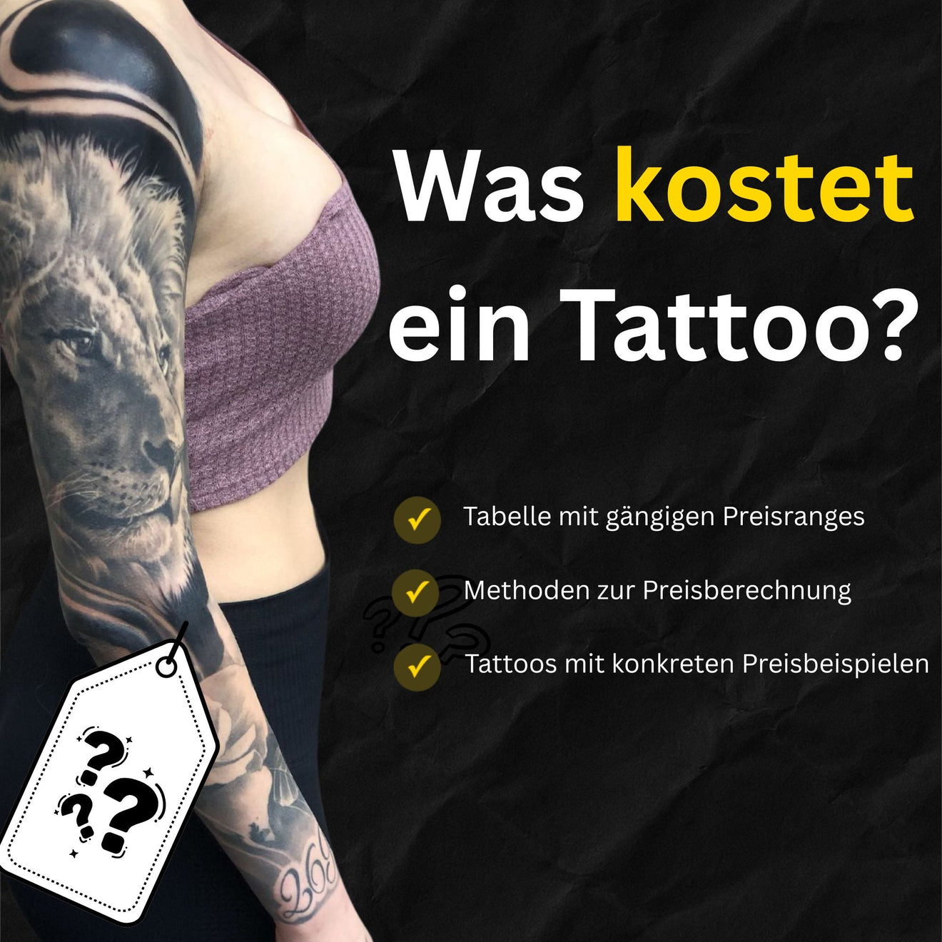 Was kostet ein Tattoo?