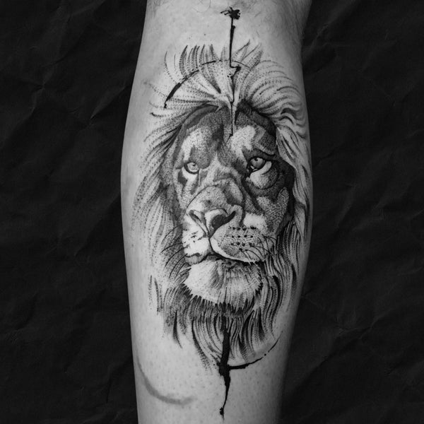 Realistic Sketch: Löwe