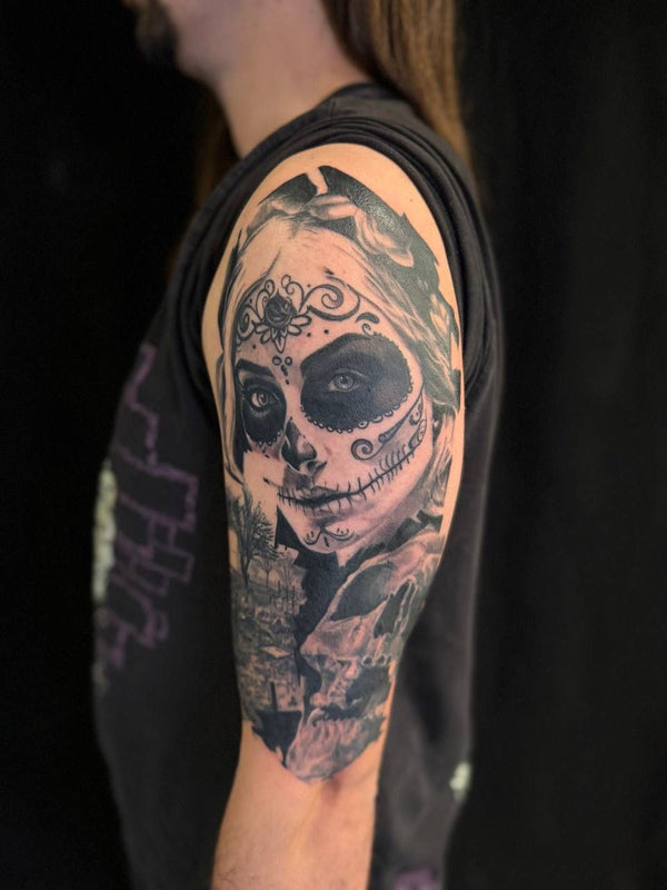 Chicano: Sugar Skull Portrait