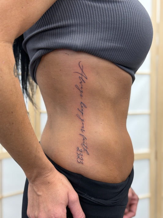 Fineline/Lettering: "Keep it Faith"