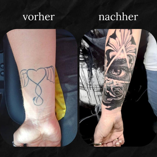 Cover Up: Auge und Rose