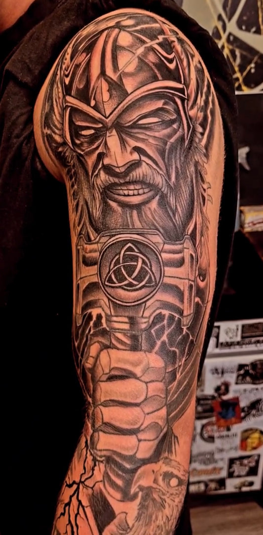 Neotraditional: "Nordic God"