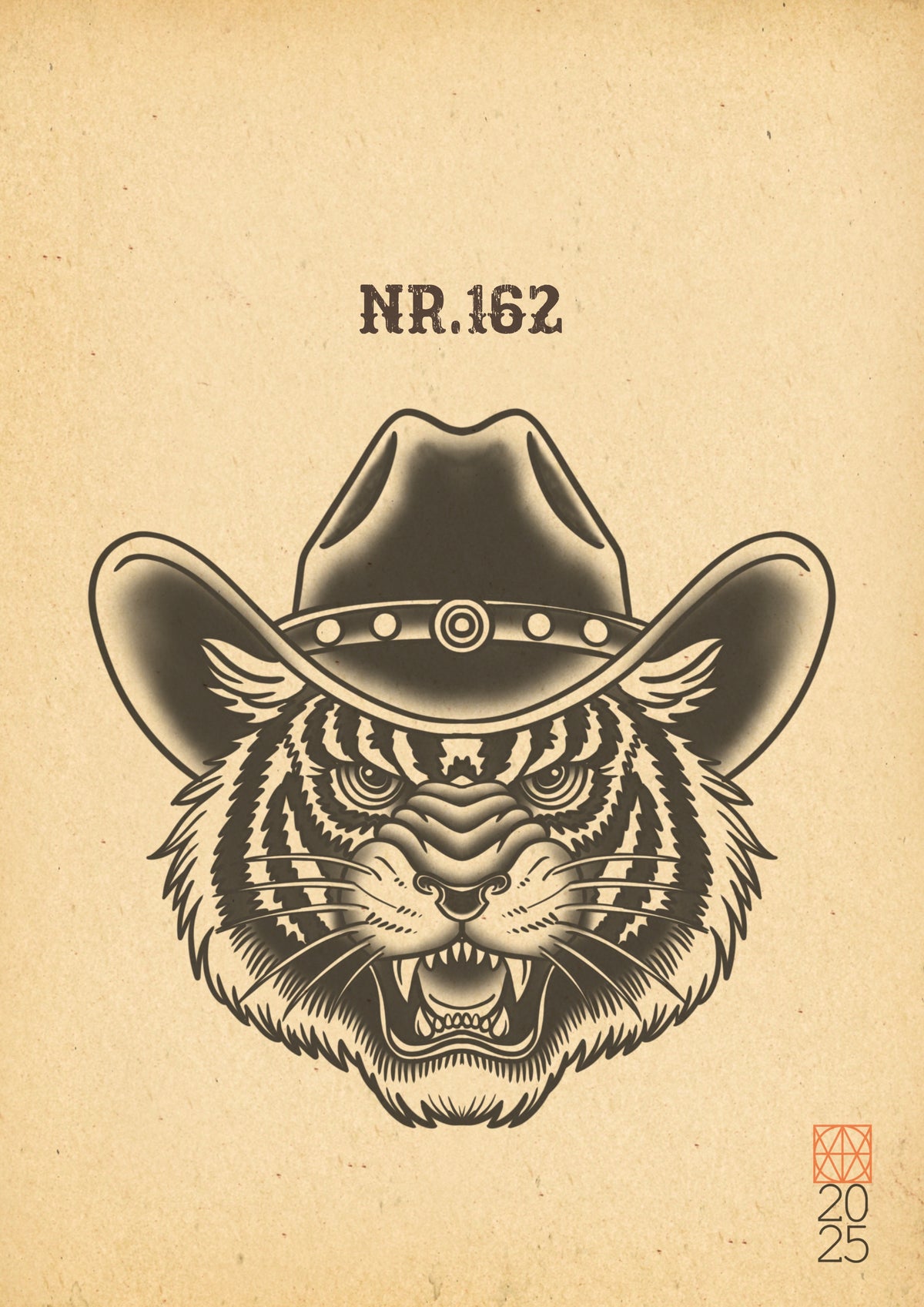 Wanna Do: Neotraditional "Cowboy Tiger"