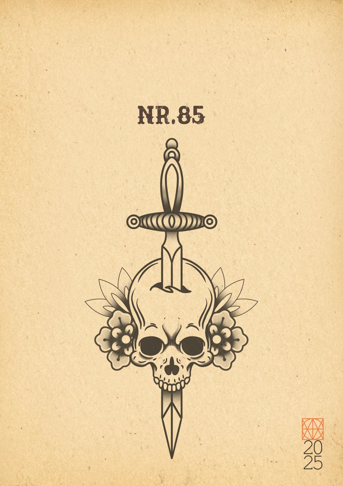 Wanna Do: Traditional "Skull mit Schwert"