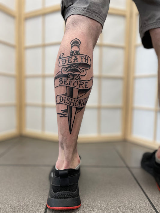 Traditional: "Death before Dishonor"
