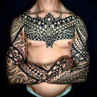 Maori: Arm und Brust Sleeve