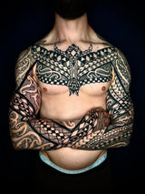 Maori: Arm und Brust Sleeve