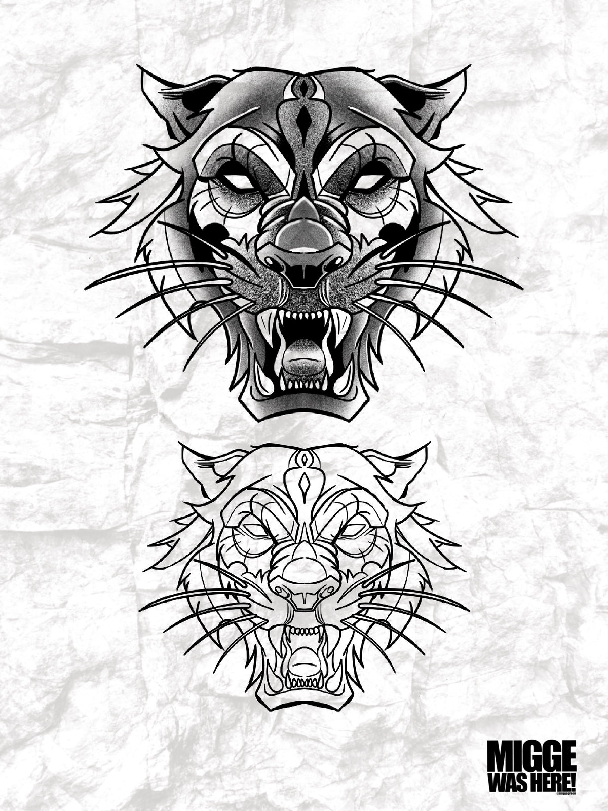 Wanna Do: Tigerkopf