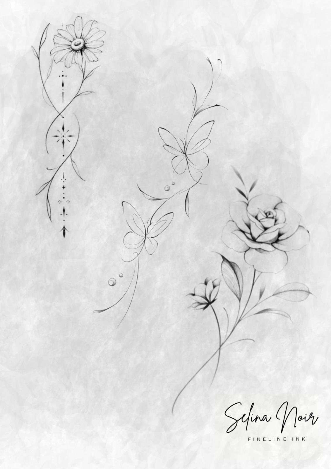 Wanna Do: Fineline Blumen