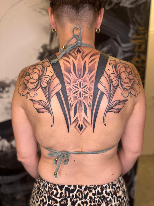 Linework: "Blütenpanzer"