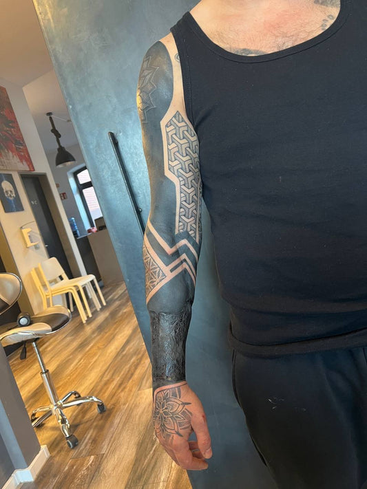Cover Up: Narbe Blackwork