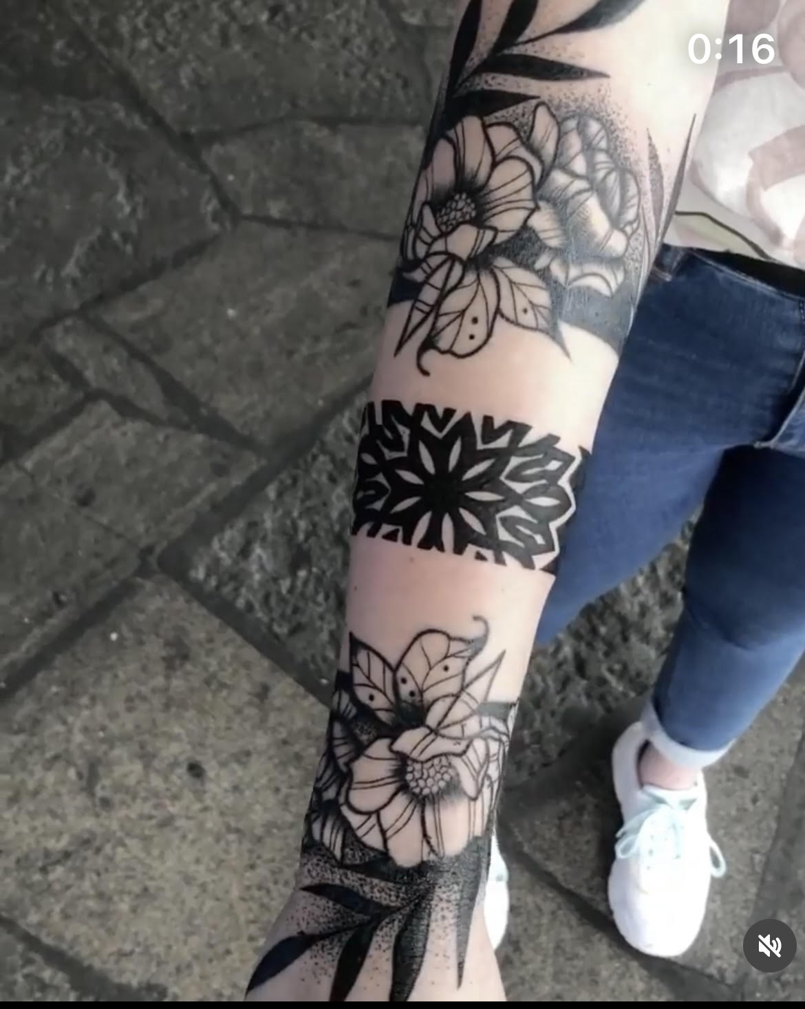 Blackwork: Floral