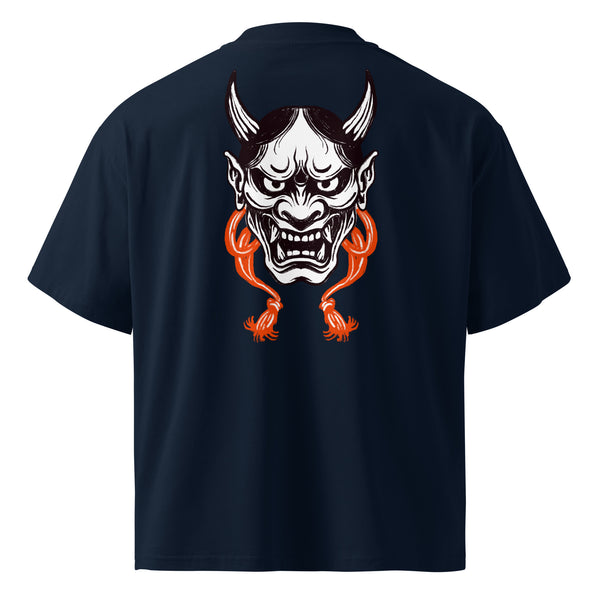 Oversized Unisex Bio-T-Shirt mit breitem Kragen